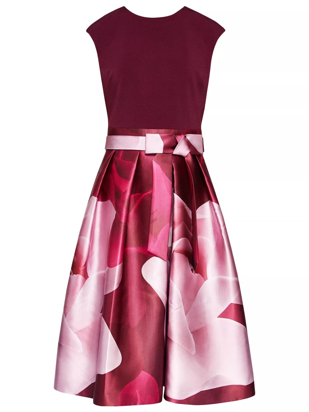 Ted Baker Lyla Porcelain Rose Dress, Maroon